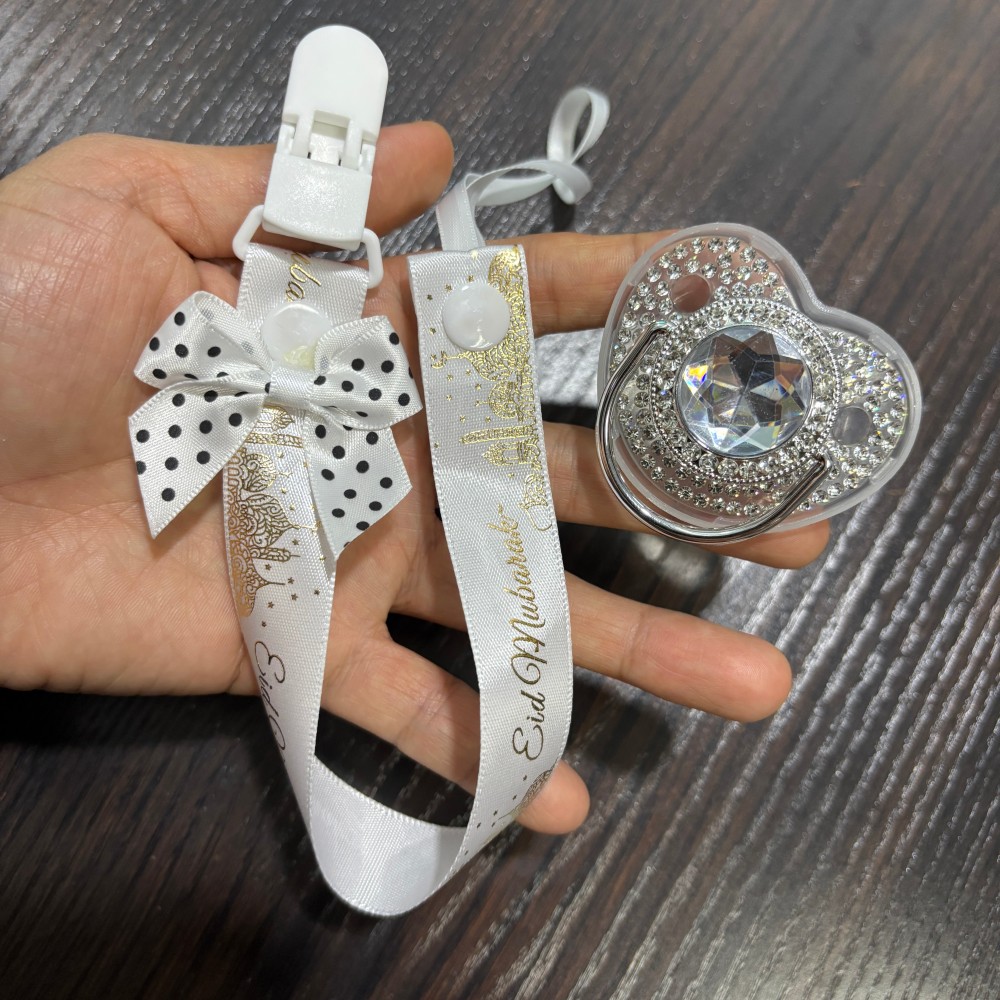 Baby Products Unique - 輝く金色のベビーコンフォートおしゃぶり＆おしゃぶりホルダー新生児ベビーケア用品 - ユニークな輝くデザインで心地よい贈り物