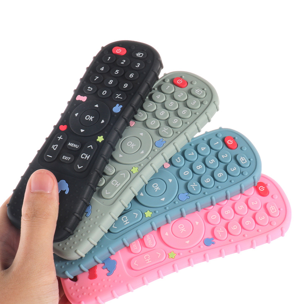 Baby Products List - 1PC シリコーン赤ちゃんのおもちゃテレビリモコン形状おしゃぶりおもちゃ BPA フリーシリコーン歯が生える咀嚼おもちゃ感覚ベビーアクセサリー
