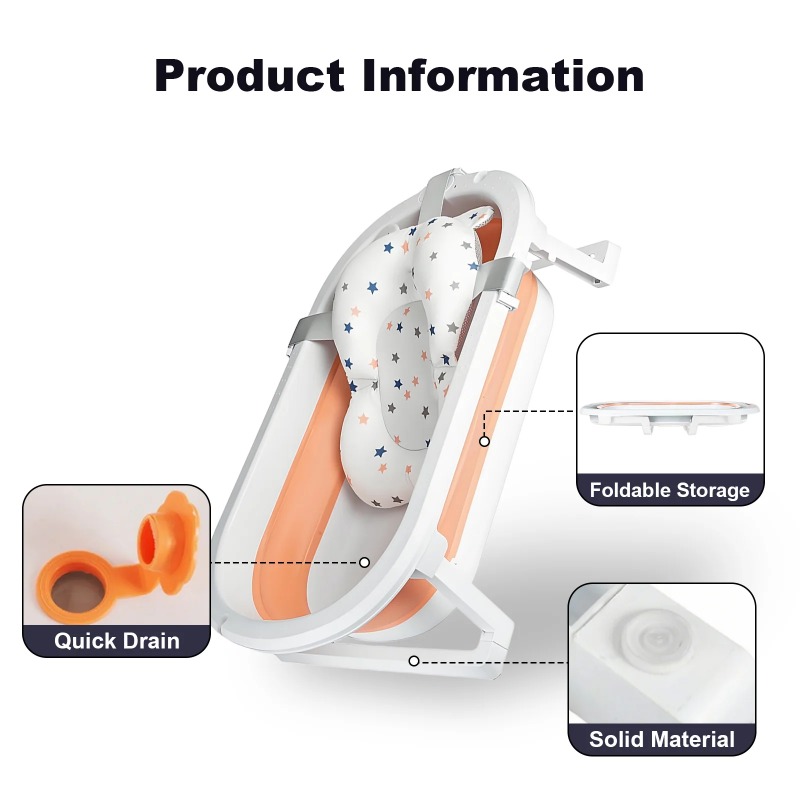 折りたたみ式ベビーバス、軽量で持ち運びやすく、使いやすい。 - Baby Bath Tub Foldable のレビューと価格