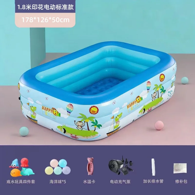 家族向け大型インフレータブルプール、厚みのある折りたたみ式屋 - Baby Bath Tub Foldable のレビューと価格