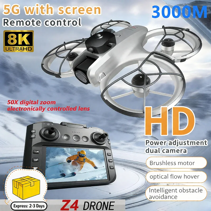 新型MINI Z4ドローン 4KプロフェッショナルWIFI  - Baby Products Unique のレビューと価格