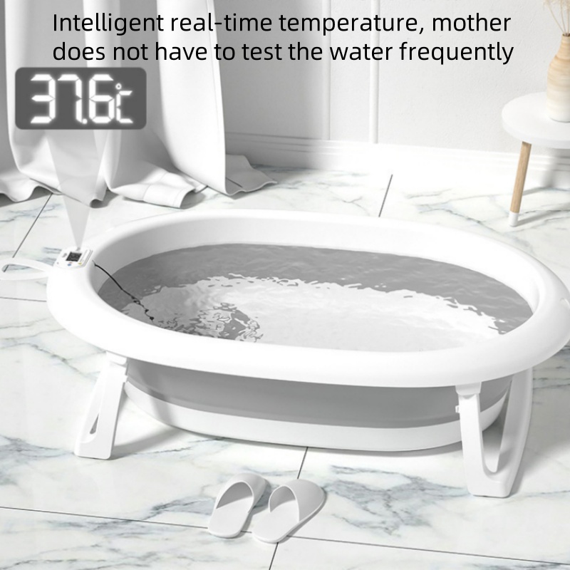 デジタル温度に敏感なバスタブ,大型折りたたみ式バスタブ,新生 - Baby Bath Tub Foldable のレビューと価格