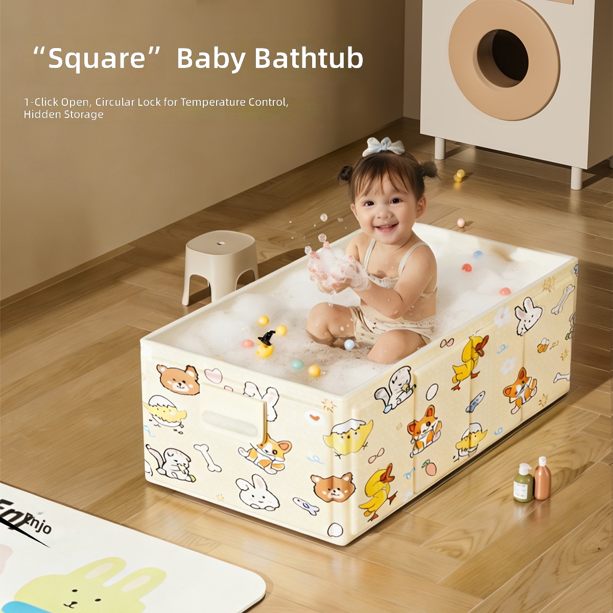 折りたたみ式ベビーバスバケツ 新生児用折りたたみ式スイミング - Baby Bath Tub Foldable のレビューと価格