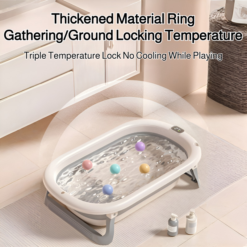 折りたたみ式ベビーバスタブ、乳幼児向けの安全で持ち運び可能な - Baby Bath Tub Foldable のレビューと価格