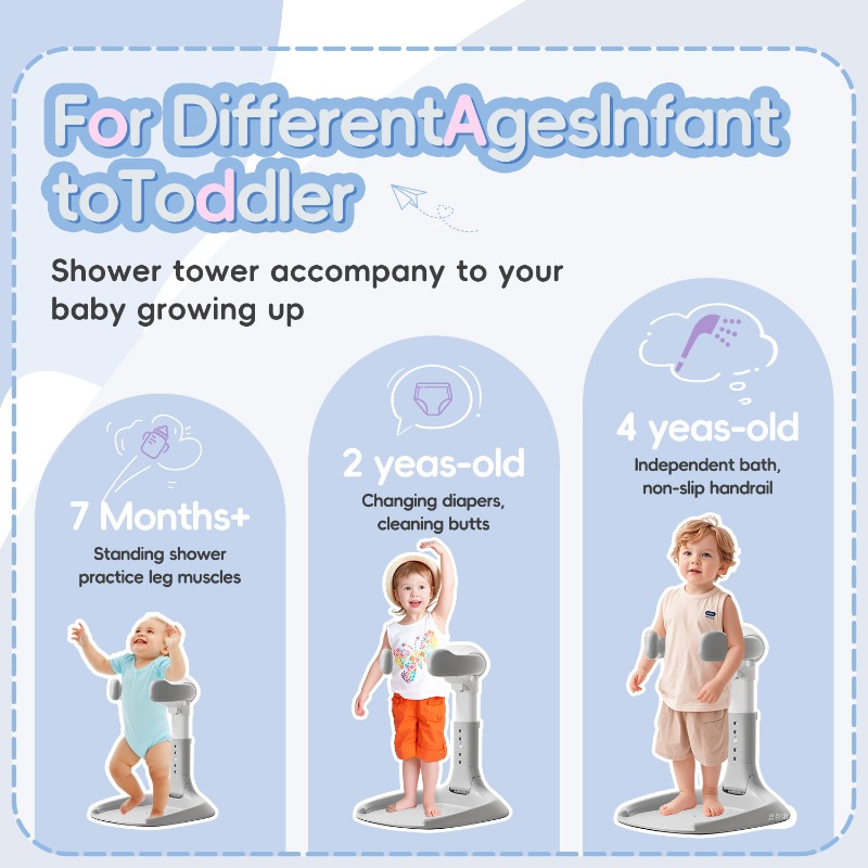 折りたたみ式ベビー立ちシャワー台 - 子供用ポータブル洗浄ス - Baby Bath Tub Foldable のレビューと価格