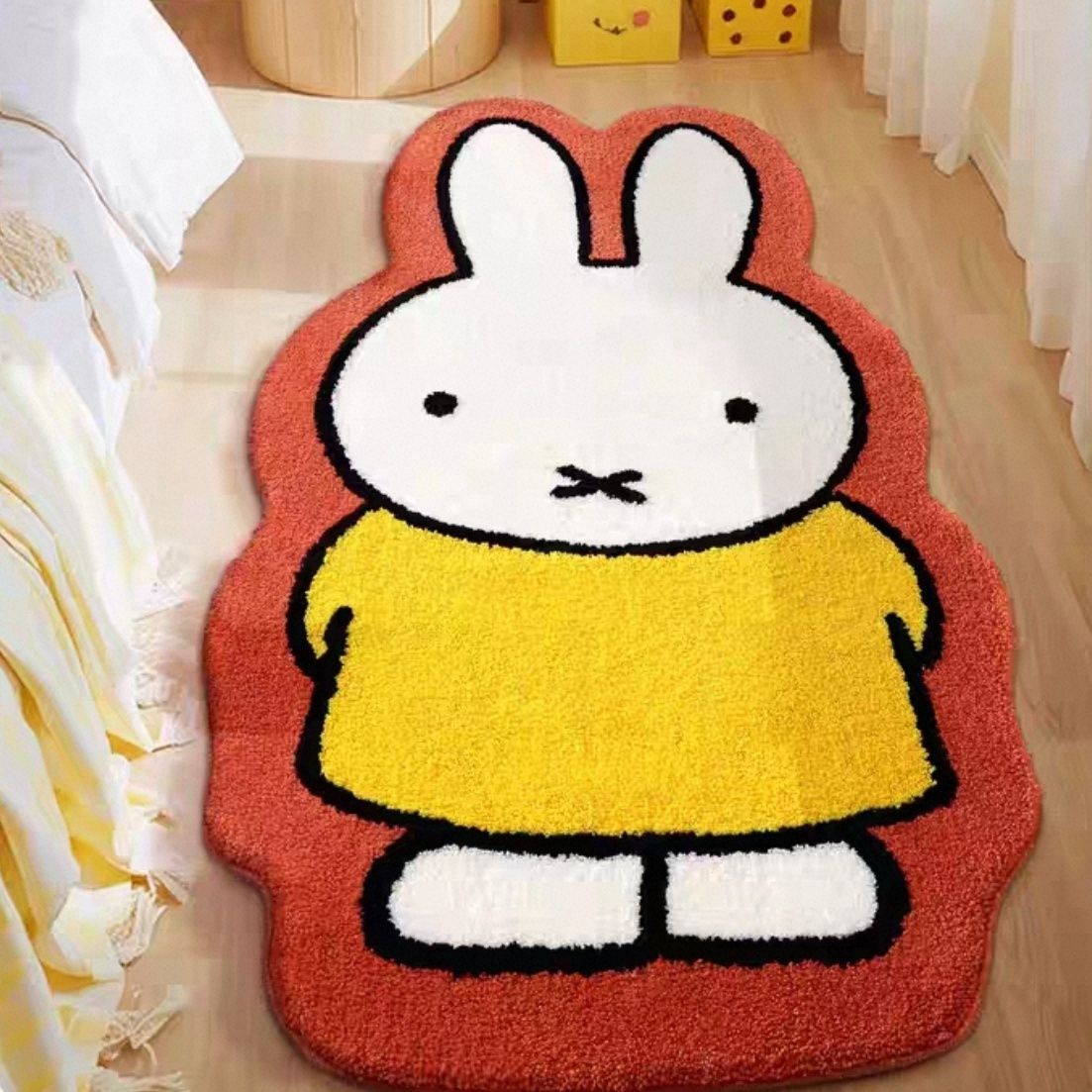 ミッフィーカーペットリビングルーム模造カシミヤ寝室女の子の部 - Baby Products List のレビューと価格
