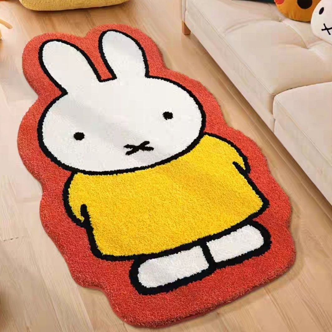 ミッフィーカーペットリビングルーム模造カシミヤ寝室女の子の部 - Baby Products List のレビューと価格