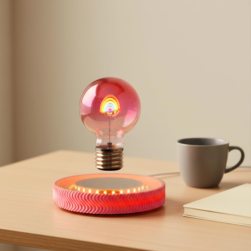 空中浮遊ワイヤレスLED電球デスクランプ、男の子と女の子のた - Baby Products Unique のレビューと価格