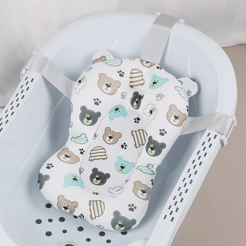 ベビーバスシートサポートマット幼児滑り止めソフトコンフォート - Baby Bath Tub Foldable のレビューと価格