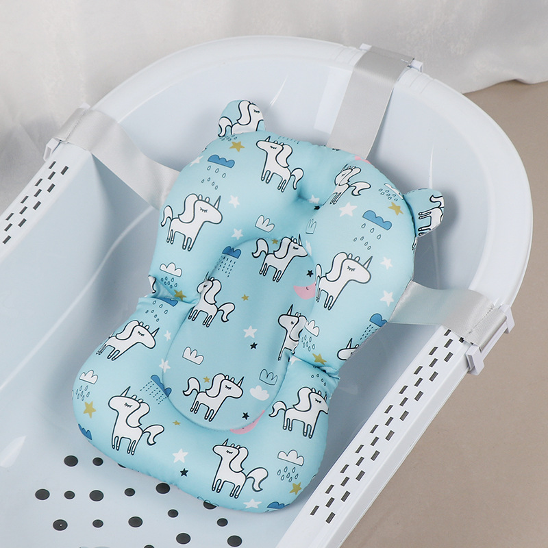 ベビーバスシートサポートマット幼児滑り止めソフトコンフォート - Baby Bath Tub Foldable のレビューと価格